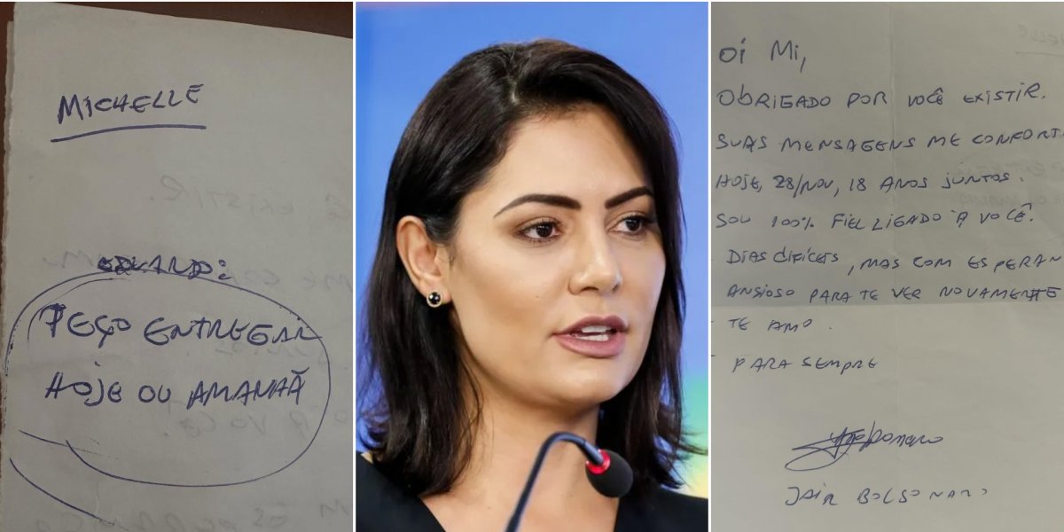 Carta de Bolsonaro para Michelle Bolsonaro