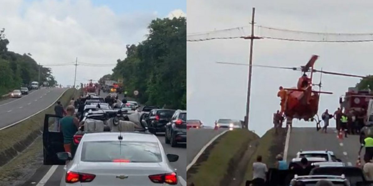 Batida entre caminhão e carro resulta na morte de quatro pessoas na Linha Verde