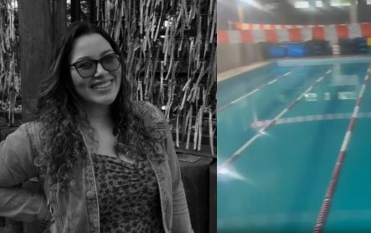 Mulher morre após nadar em piscina de academia