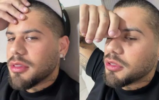 Zé Felipe relata surpresa após explosão de vaso sanitário em sua mansão: “Nunca vi isso”