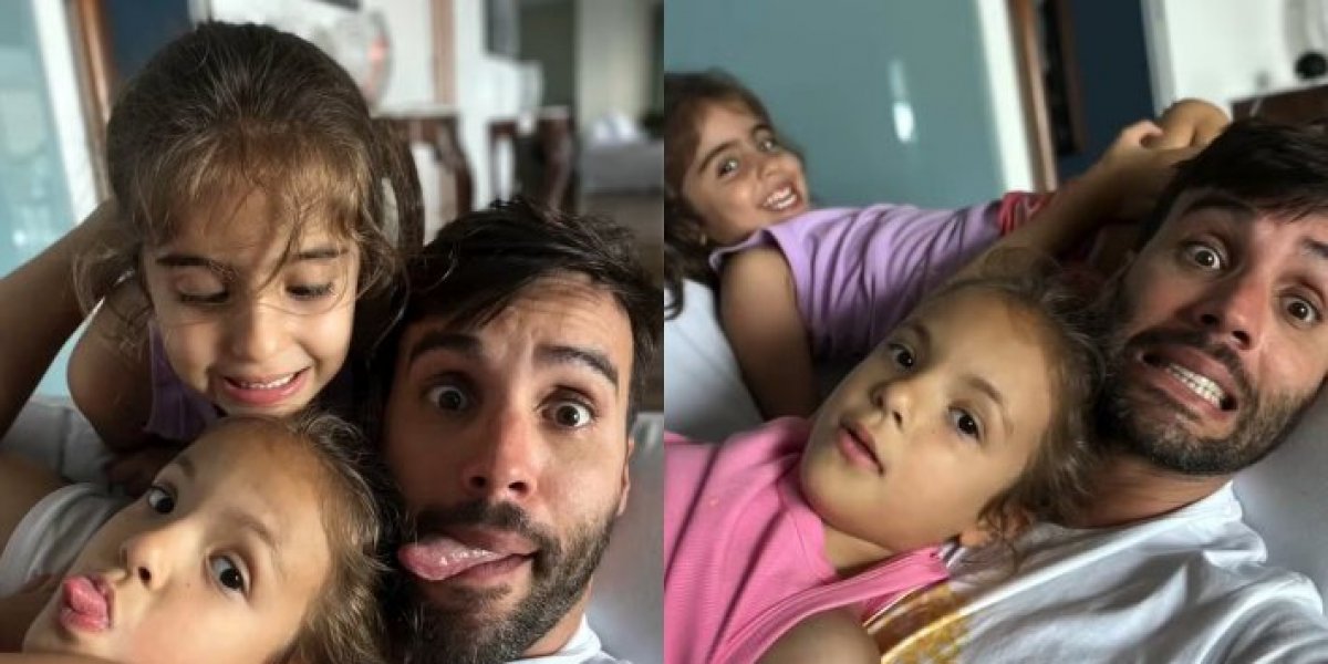 Daniel Cady publica imagens inéditas para celebrar os 8 anos das filhas com Ivete Sangalo