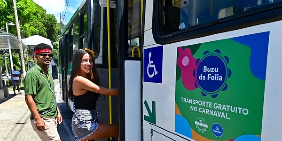 Salvador lança “Buzu da Folia” com transporte gratuito 24 horas no Carnaval 2026