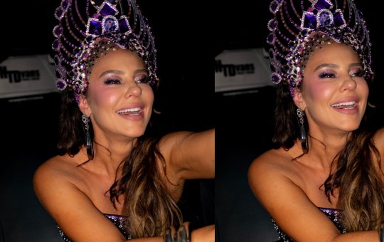 Paolla Oliveira marca presença no Carnaval de Salvador e é ovacionada pelo público