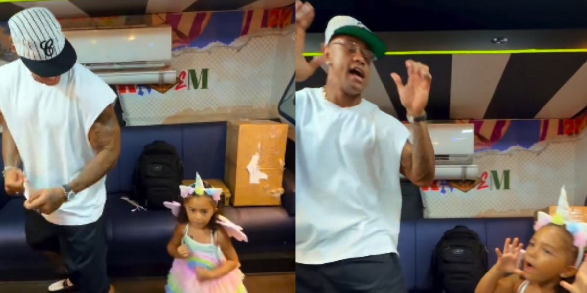 Leo Santana e Liz Improta dançam juntos