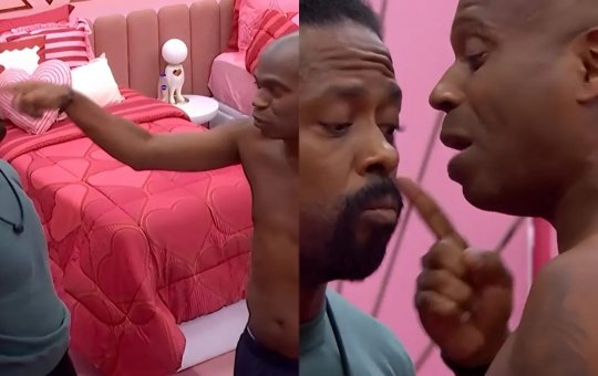 BBB 26: Edilson empurra Boneco em discussão e levanta possibilidade de expulsão