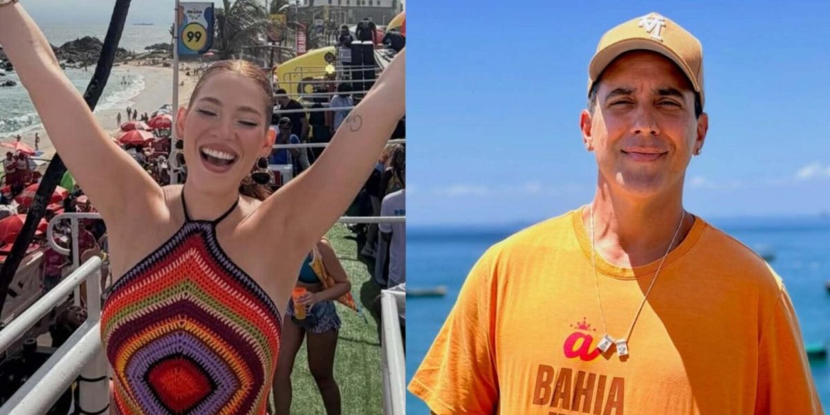 Climinha de romance? Ana Clara e André Marques aparecem juntinhos no Carnaval de Salvador