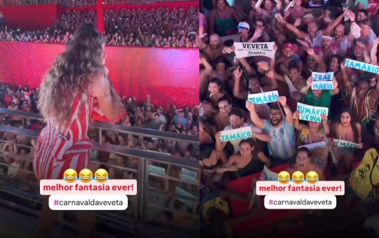 Ivete Sangalo reage a grupo de fãs fantasiados inspirado em vídeo da cantora