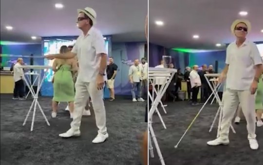 Eduardo Paes é filmado imitando pessoas com deficiência visual em camarote na Sapucaí; atitude repercute nas redes