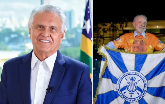 Caiado ironiza Lula após rebaixamento de escola que homenageou o presidente: 'Primeira de muitas derrotas'