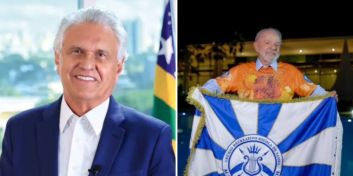 Caiado ironiza Lula após rebaixamento de escola que homenageou o presidente: 'Primeira de muitas derrotas'