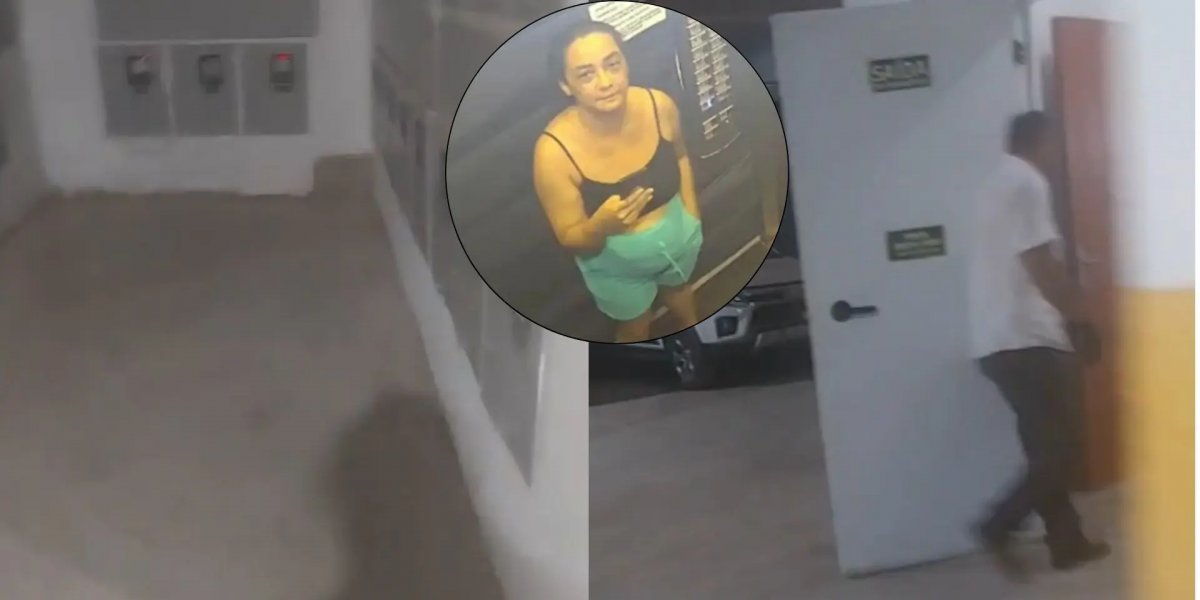 Imagens recuperadas mostram últimos momentos antes de morte de corretora