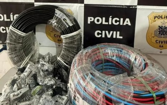 Homem é preso após furtar e vender fios da Coelba