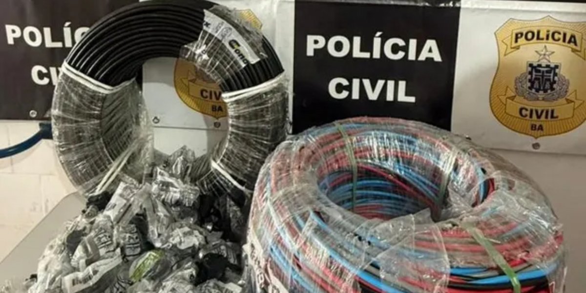 Homem é preso após furtar e vender fios da Coelba
