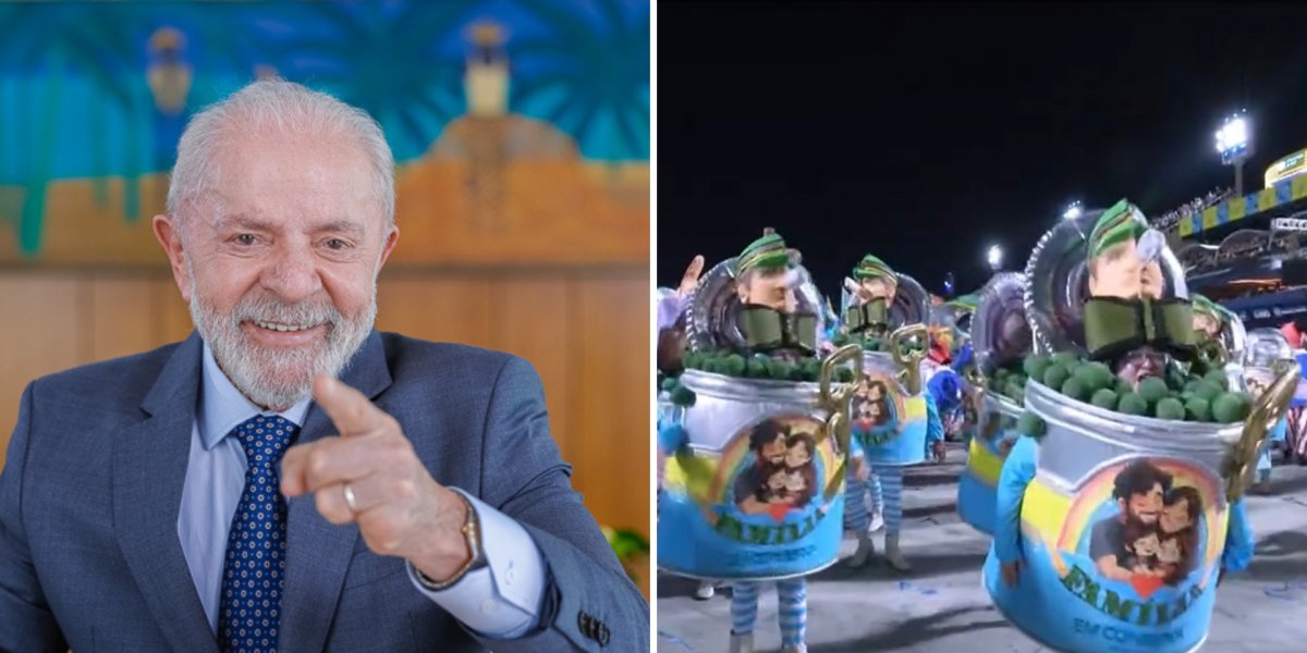 Lula diz 'não pensar' em críticas sobre o desfile que o homenageou no carnaval do Rio de Janeiro