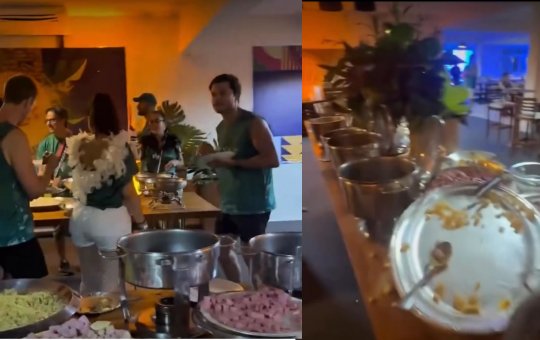 Foliões protestam por falta de comida em camarote famoso no Carnaval de Salvador