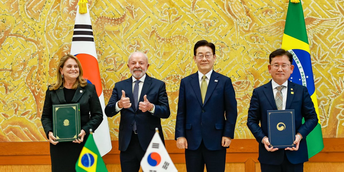 Durante visita a Seul, Lula assina acordos de cooperação estratégica com a Coreia do Sul