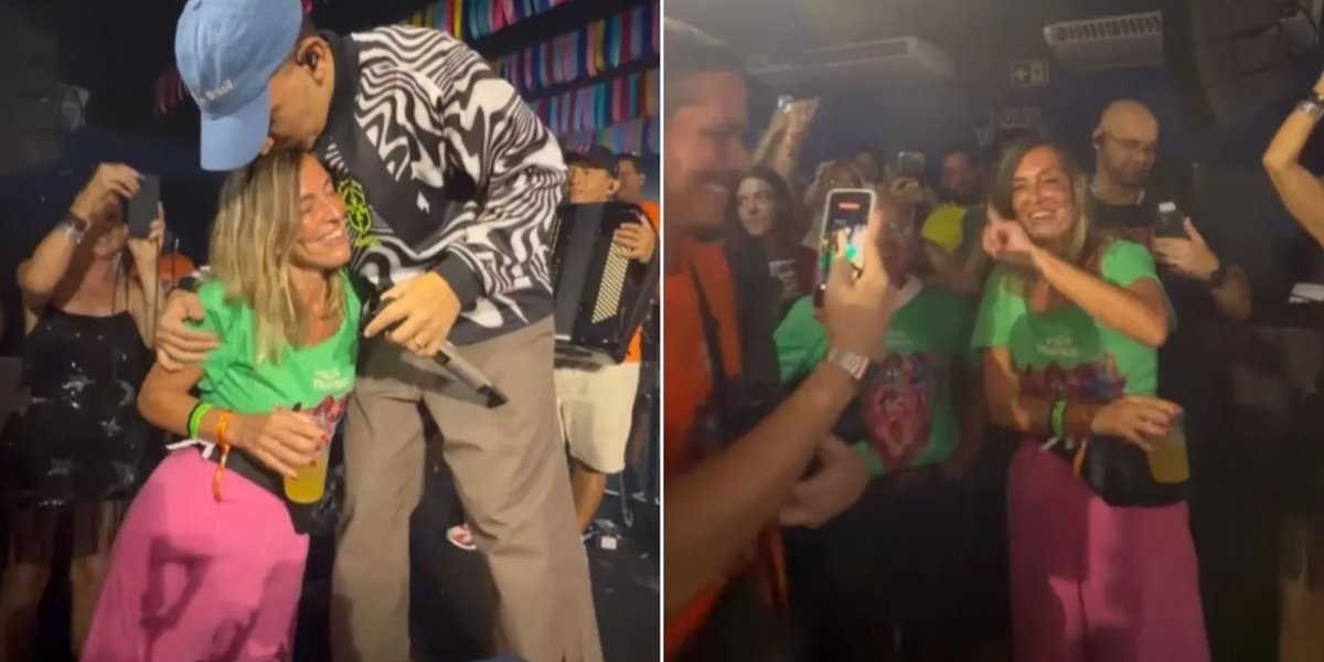 João Gomes interrompe show na Sapucaí para homenagear cientista Tatiana Sampaio