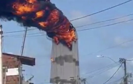 Incêndio destrói estátua de Nossa Senhora de Fátima em Natal