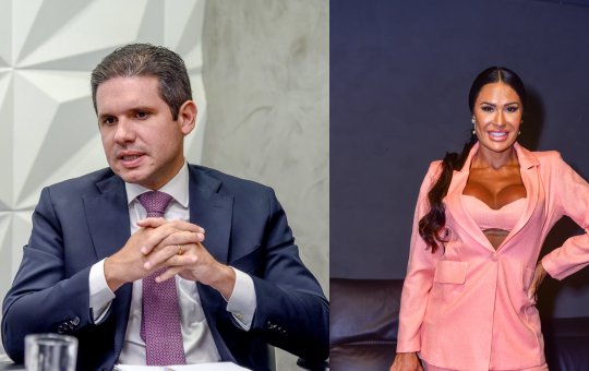 Hugo Motta se surpreende com entrada de Gracyanne Barbosa no Republicanos