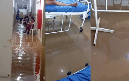 Chuva transforma ruas de Cícero Dantas em rios e provoca caos na cidade