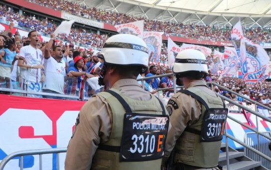 Torcedor do O’Higgins é preso após ser flagrado imitando macaco na Arena Fonte Nova