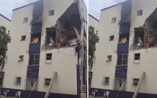 Três bombeiros são atingidos por destroços em resgate após explosão e desabamento no Stiep