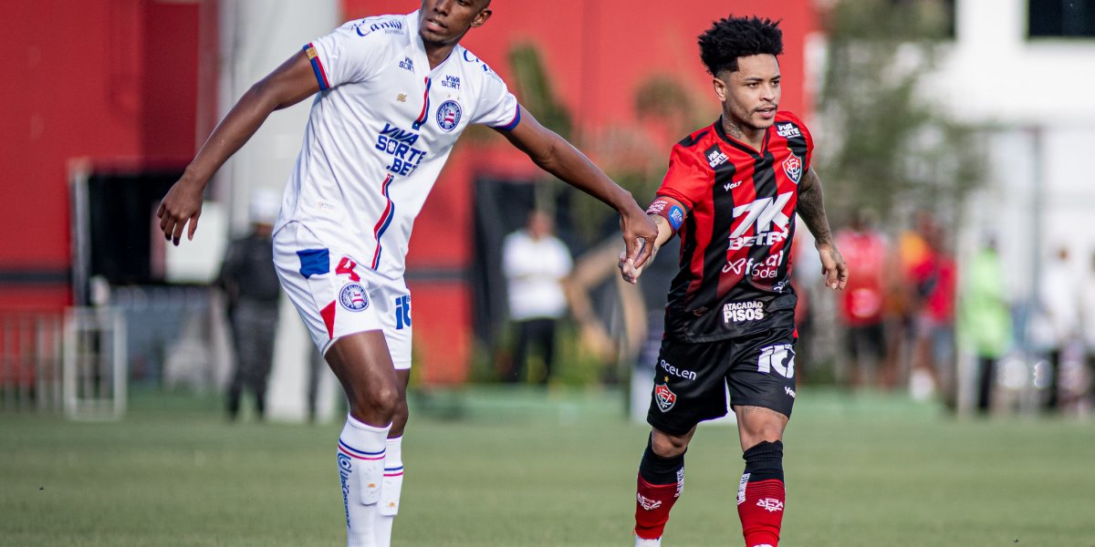 Kanu (Bahia) e Matheusinho (Vitória) na final do Campeonato Baiano de 2025