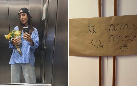 Em retorno para Salvador após cirurgia, Ivete Sangalo recebe surpresa dos filhos