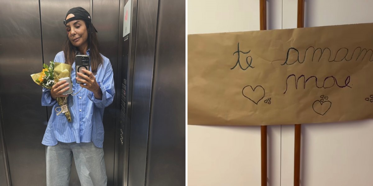 Em retorno para Salvador após cirurgia, Ivete Sangalo recebe surpresa dos filhos