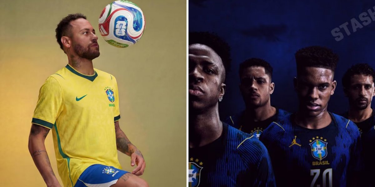 Site especializado em camisas de futebol divulga possíveis uniformes da seleção brasileira para a Copa do Mundo
