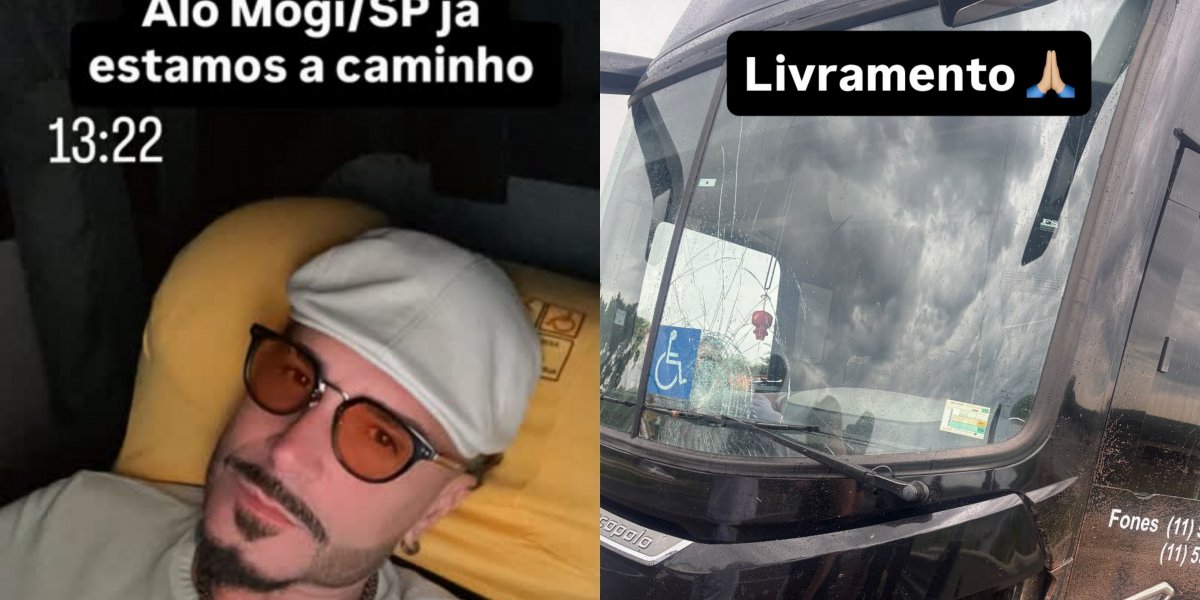 Latino e equipe sofrem acidente de ônibus em rodovia no interior de São Paulo: 'Livramento'