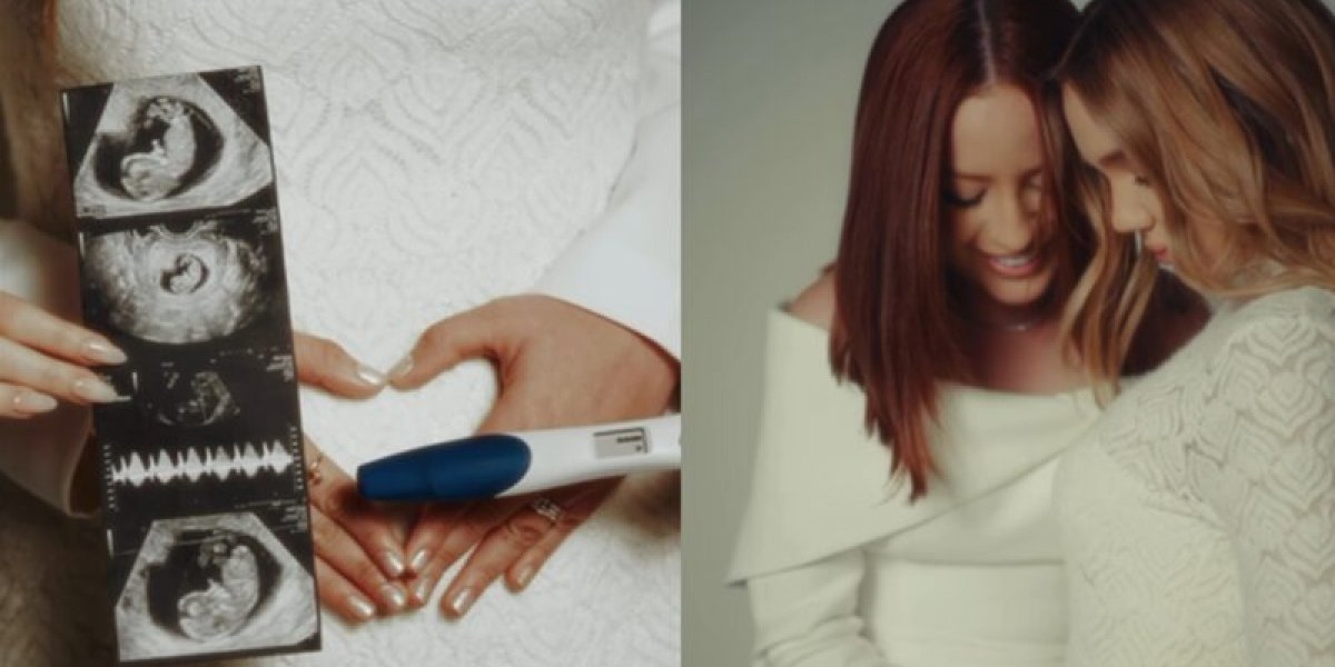 Cantora Mari Fernandez e a esposa anunciam gravidez do primeiro filho: ‘Agora somos três’