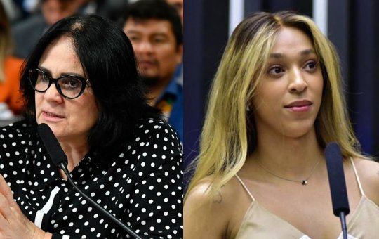 Damares critica Erika Hilton e defende que Secretaria da Mulher seja ocupada por mulheres