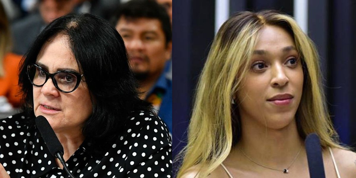 Damares critica Erika Hilton e defende que Secretaria da Mulher seja ocupada por mulheres