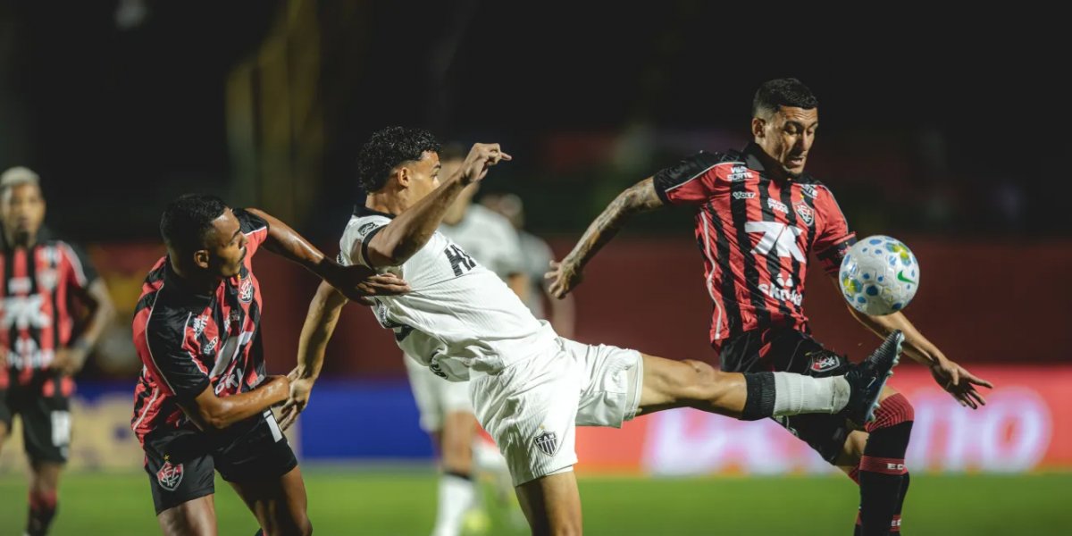 Em partida válida pela rodada 7 do brasileiro, Vitória bate o Atlético Mineiro por 2x0