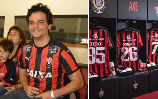 Vitória faz homenagem a Wagner Moura em jogo no Barradão antes do Oscar