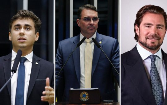 Nomes de Nikolas Ferreira e Flávio Bolsonaro são encontrados no celular de Daniel Vorcaro