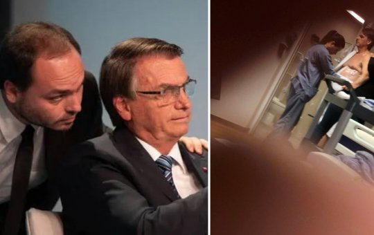 Carlos Bolsonaro publica foto do pai no hospital e atualiza quadro de saúde: “Estado muito delicado”