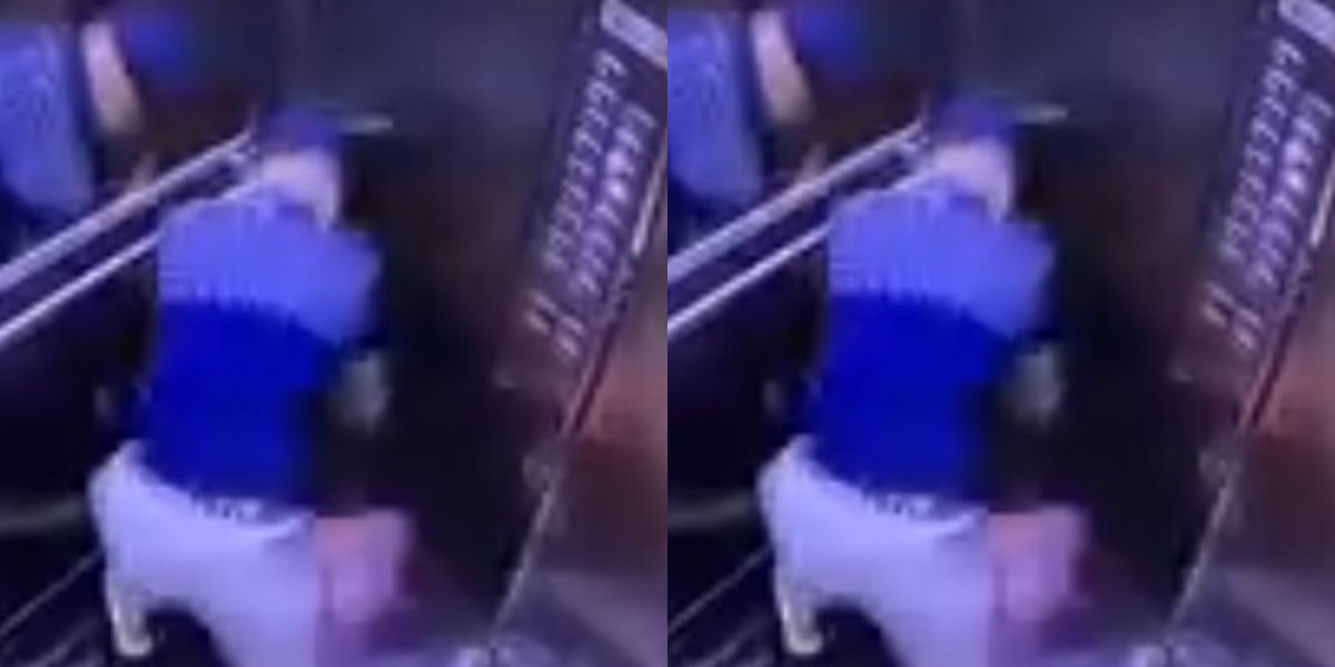 Homem é flagrado por câmera dando socos na ex-companheira dentro de elevador em Guarulhos