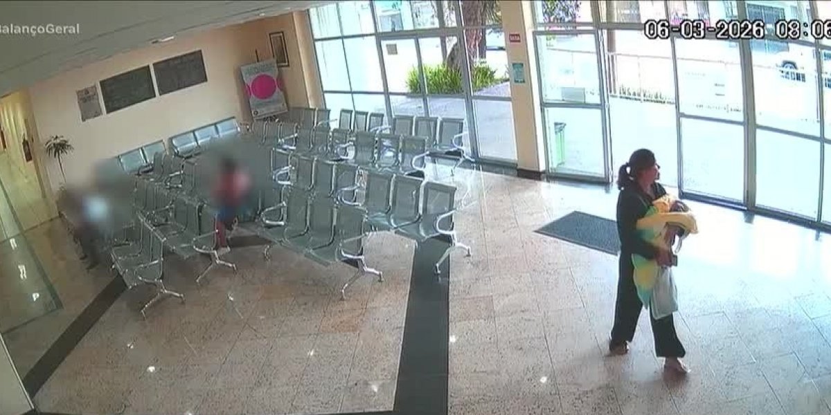 Mulher é flagrada abandonando recém-nascido em hospital de São Paulo