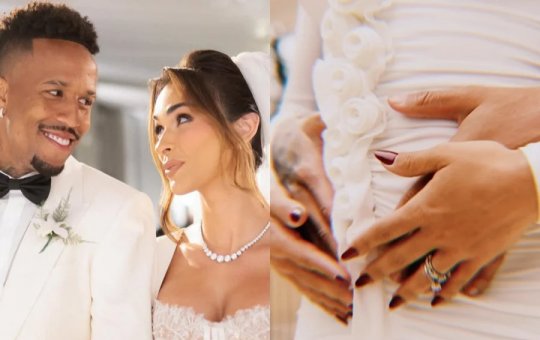 Militão e Tainá anunciam gravidez do primeiro filho juntos: “Agora somos 6”