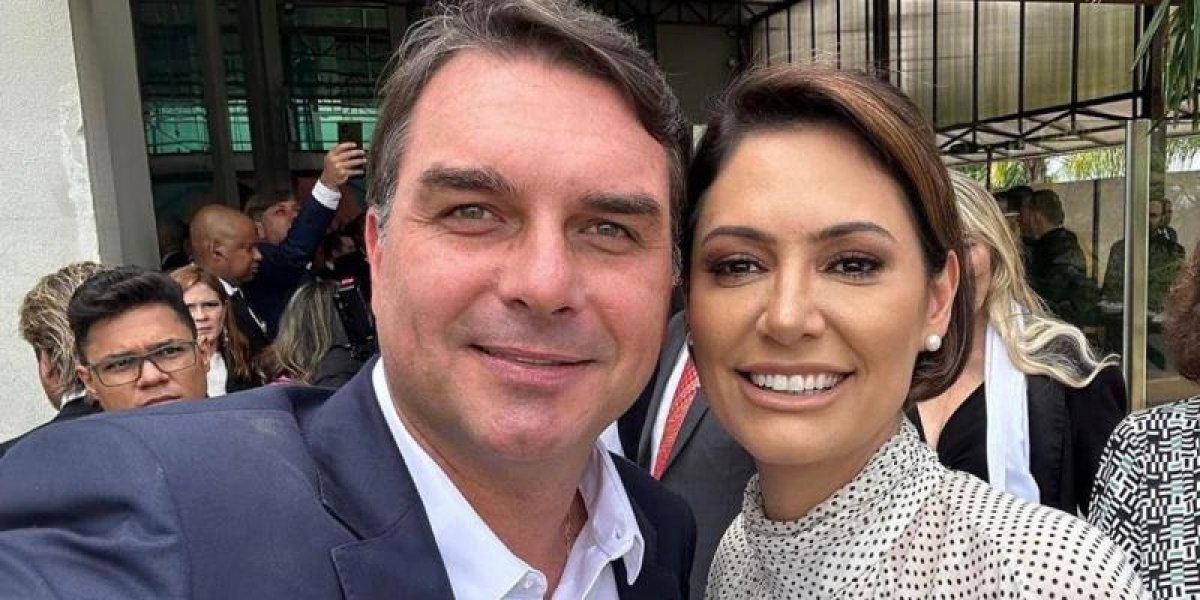 Michelle Bolsonaro é apontada como pré-candidata ao Senado no DF, diz Flávio