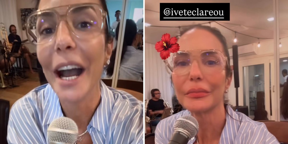 Ivete mostra bastidores de ensaio para turnê Clareou: 'Estamos chegando'