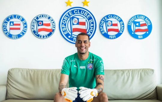 Bahia oficializa contratação do goleiro Léo Vieira para a sequência da temporada