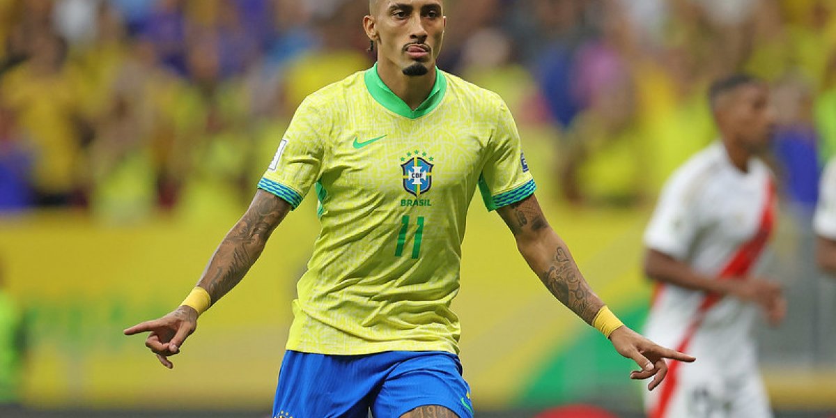 Raphinha sofre lesão e fica fora do amistoso entre Brasil e Croácia