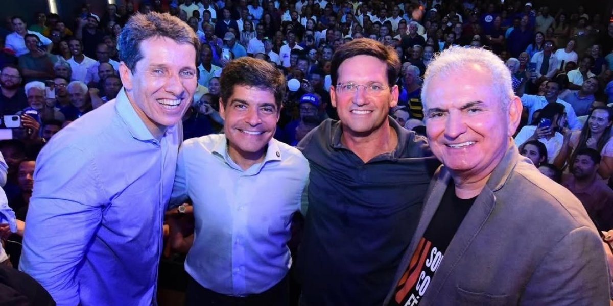 Zé Cocá, ACM Neto, João Roma e Ângelo Coronel