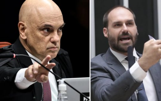 Moraes aciona PGR após fala de Eduardo Bolsonaro em evento nos EUA