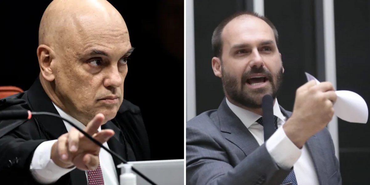 Moraes aciona PGR após fala de Eduardo Bolsonaro em evento nos EUA