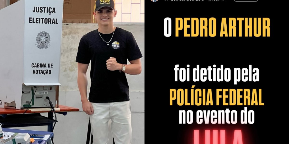 Influenciador é preso durante agenda do presidente Lula após desacato