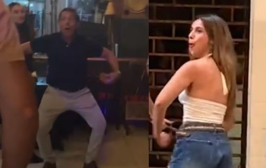 Pai de argentina presa por racismo é flagrado repetindo os gestos da filha